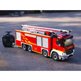 1/14 Metal Chassis 8x4 Radio Control Snozzle High-reach Extendable Turret Fire Truck RTR PNP Options