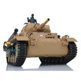 1/16 Scale TK7.0 Plastic Version Henglong Panzer III H FPV RTR RC Tank Model 3849 Gearbox 360 Turret Tracks Smoke Sound BB IR