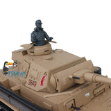 1/16 Scale TK7.0 Plastic Version Henglong Panzer III H FPV RTR RC Tank Model 3849 Gearbox 360 Turret Tracks Smoke Sound BB IR