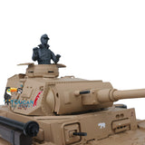 1/16 Scale TK7.0 Plastic Version Henglong Panzer III H FPV RTR RC Tank Model 3849 Gearbox 360 Turret Tracks Smoke Sound BB IR