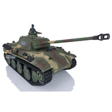 2.4Ghz Henglong 1/16 Scale TK7.0 Plastic Panther G Remote Controlled Ready To Run Tank 3879 W/ FPV 360 Turret Steel Gearbox