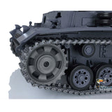 1/16 Scale TK7.0 Upgraded 2.4Ghz Henglong Panzer III L Mental Version RTR RC Tank Model 3848 with 360 Turret Smoke Sound BB IR