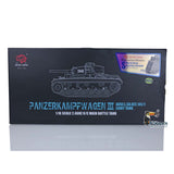 1/16 Scale TK7.0 Upgraded 2.4Ghz Henglong Panzer III L Mental Version RTR RC Tank Model 3848 with 360 Turret Smoke Sound BB IR