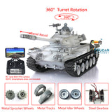 2..4Ghz Henglong 1/16 Scale TK7.0 Upgraded Walker Bulldog RTR RC Metal Version Tank FPV 3839 with 360 Turret Tracks Sprockets