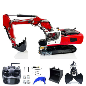 MTM Metal 1/14 Tracked RC Hydraulic EXcavatior 946 3-section Booms Electric Remote Control Digger Optional Vertions