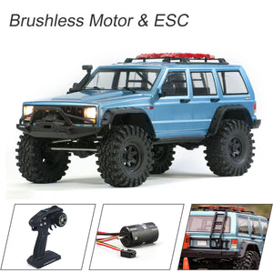 CROSSRC 4WD 1/8 Electric Crawler Car EMO X2 4X4 Radio Controlled Off Road Vehicle 2025 Hobbywing Brushless 1800KV Motor ESC