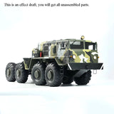 1/12 CROSSRC BC8C Mammoth 8*8 RC Car Model Military Truck KIT UBEC Motor Sound Steel 10T 14T Motor Gear Full Metal 2 Speed Gearbox