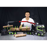 Toucan Assembled 6X6 Metal Chassis 1/14 RC Tractor Truck 770S Hydraulic Crane Logging Trailer PL18EV Lite