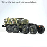 1/12 CROSSRC BC8C Mammoth 8*8 RC Car Model Military Truck KIT UBEC Motor Sound Steel 10T 14T Motor Gear Full Metal 2 Speed Gearbox