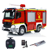 4x2 1/14 RC Fire Vehicles 3-speed Transmission Radio Control Fire Fighting Truck Three-Speed Transmission Lighting and Sound System