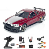 Capo 4x4 1/8 RC Drift Racing Car R34 RTR Metal High-speed Cars Brushless Motor Magnesium Alloy Car Shell All CNC parts