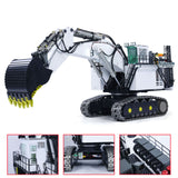 Metal 1/25 R9800 RC Hydraulic Equipment Excavator Heavy Duty Remote Control Diggers Double Pump PNP RTR Hobby Models