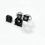 Wheel Hub Cover AIRMATIC 02 Air Suspension System Engine Pulley System Headlight Hood Rib for RC 1/6 Model SIXER1 Crawler Car