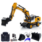 1/14 Wheeled RC Hydraulic Equipment Electric Excavator Simulation R946 PL18EV Radio Control Digger Grab Tiltable Clamshell Bucket