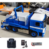 1/14 VL18U F2000 RC Hydraulic Euipment Remote Controlled Skip Loader Metal Swing Arm Loaded Dump Car Model Painted Assembled