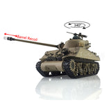 2.4G Henglong 1/16 Scale TK7.0 M4A3 Sherman RTR RC BB IR Tank 3898 Barrel Recoil Plastic Tracks Sprockets Idlers Smoke Sound