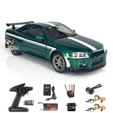 Capo 4x4 1/8 RC Drift Racing Car R34 RTR Metal High-speed Cars Brushless Motor Magnesium Alloy Car Shell All CNC parts