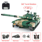 2.4G Henglong 1/16 7.0 99A RTR RC Tank Remote Controlled Panzer 3899A W/ 360 Turret Metal Tracks Gifts for Adults Children