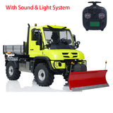 1/10 U423 4X4 Hydraulic RC Crawler Car Remote Control Off-road Dumper Snow Blade with 2-speed Transmission Sound & Light System