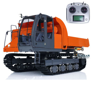 JXMODEL 1/12 Hydraulic RC Tracked Truck EG110R Remote Control Dumper Car Hobby Models FlySky I6S Servo Motor ESC