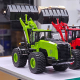 Metal 1/14 RC Hydraulic Wheeled Loader WA480 Remote Control Construction Heavy Machine Hydraulic Fork Quick Release