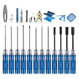 Hex Pliers Screwdrivers Socket Wrench Hole Opener Phillips Slotted Nut Drivers Sets for RC Boat Car Remote Control Truck Tool Kit