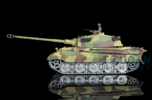 2.4Ghz Henglong 1/16 Scale TK7.0 Customized Ver King Tiger RC RTR BB IR Tank 3888A W/ Metal Wheels Barrel Recoil Smoke Sound