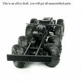 1/12 CROSSRC BC8C Mammoth 8*8 RC Car Model Military Truck KIT UBEC Motor Sound Steel 10T 14T Motor Gear Full Metal 2 Speed Gearbox