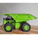 1/20 Scale CAT 793D Green Metal RC Hydraulic Mining Car Remote Control Dumper Tipper Truck Models W/ Radio light Motor ESC