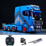 770S 1/14 RC Tractor Truck 8x8 Metal Chassis Remote Control Lorry ST8 Battery Assembled Truck