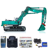 KABO 1/14 Scale K350 200 Metal RC Hydraulic Excavator RTR Model KABOLITE 3-section Boom Truck with Sound Light PL18EVLite Radio