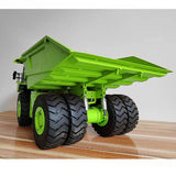 1/20 Scale CAT 793D Green Metal RC Hydraulic Mining Car Remote Control Dumper Tipper Truck Models W/ Radio light Motor ESC