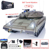 Heng Long 1/16 3958 Military RC Battle Tank Remote Controlled Panzer IDF Merkava MK IV Full Metal Chassis BB Pellets