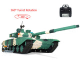 2.4G Henglong 1/16 7.0 Plastic Chinese 99A RTR RC Tank Radio Controlled Panzer 3899A 360 Turret DIY Toys Gifts