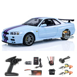 Capo 1:8 RC Drift Car 4x4 Remote Control Roadster RTR R34 High-speed Hobby Model DIY Collection Brushless Motor