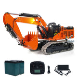385CF Giant Metal 1/8 Hydraulic RC Excavator Heavy Duty Remote Control Digger Assembled and Painted ESC Servo Motor