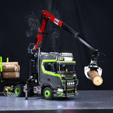 Toucan Assembled 6X6 Metal Chassis 1/14 RC Tractor Truck 770S Hydraulic Crane Logging Trailer PL18EV Lite