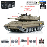 Heng Long Remote Control Tank 1/16 IDF Merkava MK IV Professional Edition RC Tanks Barrel Recoil Radio Battery RTR Toys Model