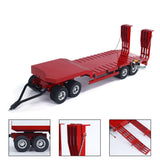 Metal 4-axle Full Trailer for 1/14 RC Tractor Truck Remote Control Car Simulation Hobby Model DIY Tail-board