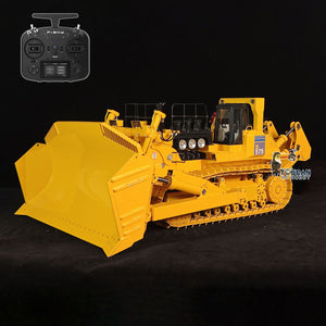 1/14 JDM Model D575 Heavy Hydraulic Bulldozer 575 Painted Assembled Dozer Radio Control Frsky X14 Sounds Lights System