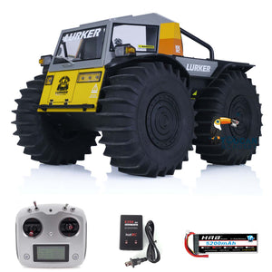 D-E077 1/10 Scale Ready To Run Radio Controlled Off-road Vehicle All-terrain Amphibious Climbing Car Motor ESC Sound Light System