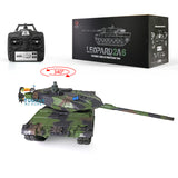 2.4Ghz Henglong 1/16 Scale TK7.0 Plastic Ver Leopard2A6 Ready To Run Remote Controlled Tank Model 3889 Tracks Sprockets Idlers