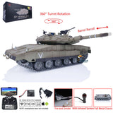 1/16 Heng Long IDF Merkava MK IV 3958 RC Battle Tank Wireless Controlled Panzer Armored Vehicle Full Metal Chassis FPV