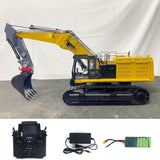 1/14 RC Hydraulic Demolition Excavator 374 UHD 4-arm PL18EV Radio Control Digger 2-piece Demolition Booms and Extension Arms