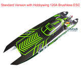DTRC X55 110km/h Remote Control High-speed Racing Boat RC Ship Waterproof PNP RTR Basic Edition Hardware Steering Cooling System
