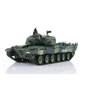 2.4G Henglong 1/16 Scale TK7.0 Plastic Challenger II Ready To Run Radio Controlled Tank 3908 W/ 360 Turret Tracks Sprockets Idlers