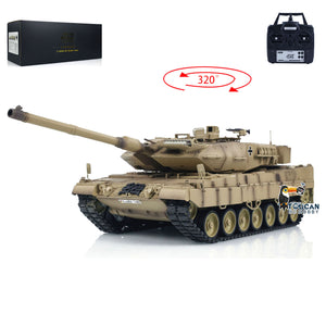 Tongde 1/16 RC Infrared Battle Tank German Leopard2A7 Electric Military Armored Vehicle Smoke Unit Light Sound