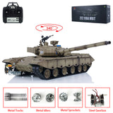 2.4G Henglong 1/16 7.0 Upgraded Chinese 99A RTR RC Military Model Radio Controlled Aromored Vehicle Tank 3899A Metal Track DIY