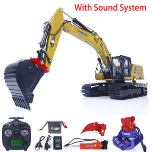 Kabolite 1/18 RC Hydraulic Excavator K961 100S RTR Remote Control Digger Sounds with Ripper Electric Breaker Hammer Claw