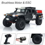 CROSSRC EMO X4 1/8 RC Off Road Vehicle 4x4 Rock Crawler Car Differential Lock 2Speed 8IGHT-FOC Brushless Motor ESC Light Sound